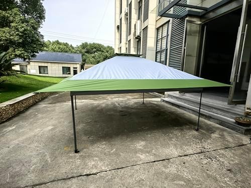 13x13 Portable Pop-Up Gazebo, UV-Resistant Pop-Up Gazebo for Outdoor Events, Camping, and Beach Trips - Green