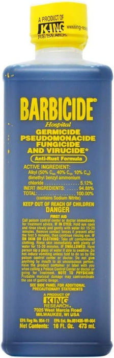 Barbicide Disinfectant New 16 oz Quatz Sterilizer