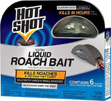 Hot Shot 95789 Mini Ultra Liquid Roach Bait, 3 Packs of 6 Count