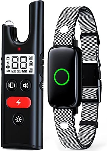 Dog Training Collar with Remote 3300ft Range Waterproof Rechargeable Electric Collar for Small Medium Large Dogs