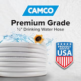 CAMCO TastePURE Drinking Water Hose  - 10 ft  RV Drinking Water Hose Contains No Lead, No BPA & No Phthalate