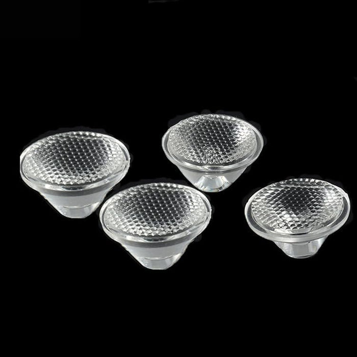 20mm 5/8/10/15/20/25/30/45/60/80/90/120 Degree Optical PMMA LED Lens Reflector Collimator for 1W 3W 5W LED Light Lamp Bulb MR16 (Color : 5pcs, Size : 5 Degree)