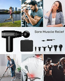 LINGTENG Massage Gun Mini, Portable Mini Massage Gun with 10 Speeds and Type-C Charging, Mini Massage Gun Deep Tissue for Relaxation, Muscle Massager for Pain Relief, Mom Birthday Gifts