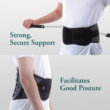 GUARDNER Lumbar Support Back Brace (Official) - Enhances Comfort, Breathable Design, Lower Back Belt, Posture and Spine Support (L size, 33-38 in)