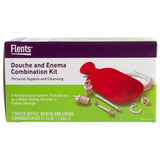 Flents Douche and Enema Combination Kit for Men and Women, Large Capacity, Multipurpose Cleaning System, Made with Comfortable Material, Red (1.66 L)