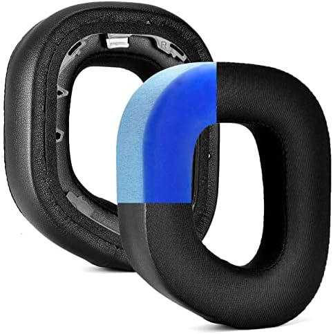 HS80 RGB Thicker Upgrade Quality Earpads - Replacement Ear Cushion Cup Compatible with Corsair HS80 RGB Wireless Headphone, High-Density Noise Cancelling Foam，Added Thicknes (Black Cooling Gel)