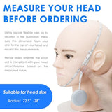 Forzacx Anti Snoring Chin Strap - Light Breathable Cpap Chin Strap Snoring Solution, Comfortable Chin Portion Widen Softer, Efficient Reduce Snoring, Adjustabl Sleep Chin Strap for Men Women - Grey