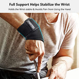 FREETOO 2 Pack Wrist Brace for Carpal Tunnel Relief for Night Support, Compression Wrist Supports at Work for Women Men, Adjustable Splint Fit Right Left Hand for Arthritis Tendonitis