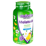 Vitafusion Melatonin Gummy Vitamins – 140 Count – Natural Sleep Support – Vegetarian Friendly