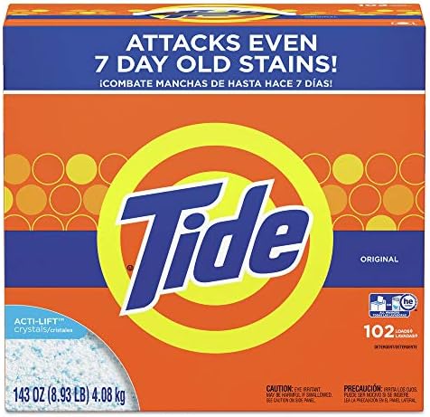 Tide 85006 2-Piece/Carton 143 oz. Box Laundry Detergent Powder - Original Scent