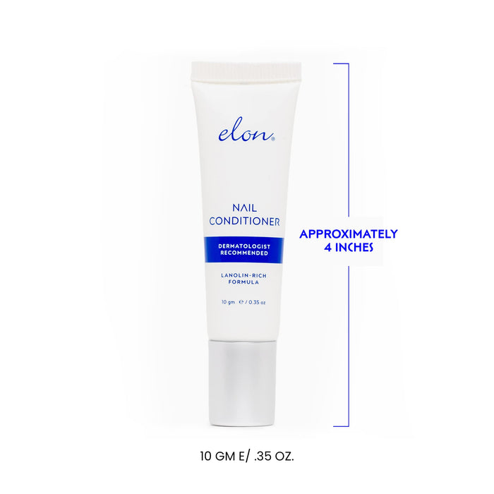 Elon Lanolin-Rich Nail Conditioner, Strengthens Nails & Protects Cuticles, Recommended by Dermatologists & Podiatrists (10g tube)