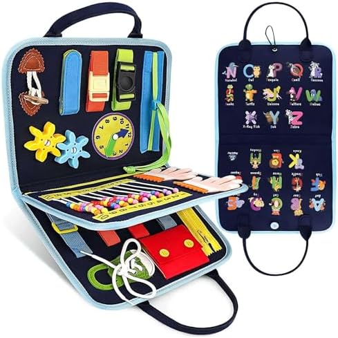 Dementia Products for Elderly, Busy Blanket for Dementia Patients, Alzheimers Activities for Seniors, Gifts for Adult Dementia Patients, Dementia Therapy Aid Fidget Blanket Product, Elderly Gifts