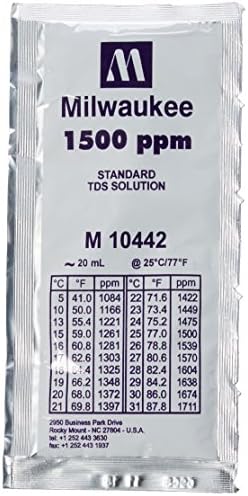 Milwaukee Instruments 10442P 1500 ppm Packet, case of 25