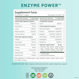 PURE SYNERGY Enzyme Power | Digestive Enzyme Supplement | Digestive Health Enzymes with Nattokinase, Bromelain, and Serrapeptase | for Digestive and Gut Health (90 Capsules)