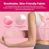 Fit Geno Posture Corrector for Women: Adjustable Lightweight Upper Back Brace for Neck Shoulder & Upper Back Pain Relief - Improve Posture Correct Hunchback Slouching Kyphosis Invisible Under Clothes (XS/S Under Bust 26"-37")