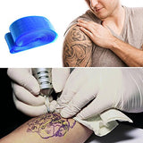 Hisight Tattoo Clip Cord Covers 200pcs Heavy Duty Disposable Hygiene Tattoo Clip Cord Sleeves Covers Supply Tattoo Machine Gun Accessories (blue-200)