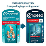 Compeed Advanced Blister Care 8 Count Sports Medium (2 Packs), Hydrocolloid Bandages, Heel Blister Patches, Blister on Foot, Blister Prevention & Treatment Help, Waterproof Cushions