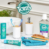 Tom's of Maine Natural Whitening Toothpaste with Fluoride, Simply White, Clean Mint, 3 Pack, 4.0 Oz