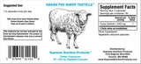 Supreme Nutrition Sheep Testicle - 100% Grass Fed and Finished in New Zealand, 90 Capsules of Pure Ovine Testicle