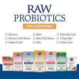 Garden of Life Organic Probiotic Powder for Women and Men - Raw Probiotics 5-Day Max Care 400 Billion CFU - Banana, High Bifido 5 Day Formula with Enzymes, Prebiotics for Digestive and Immune Health