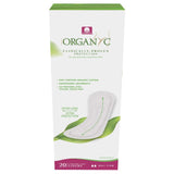 Organyc - 100% Certified Organic Cotton Flat Panty Liner - Everyday Sanitary Pad, Free from Wood Pulp, Perfumes, SAP and Chemicals, Maxi Flow, 120 count(6 Pack, Maxi Flow)