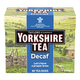 YORKSHIRE TEA Decaffeinated Tea, 80 Teabags