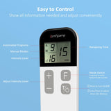 Comfytemp Wirelss TENS Machine for Pain Relief, Nerve Muscle Stimulator for Pain Management with 15 Modes, 2 Pads, Rechargeable TENS Unit for Back, Neck, Shoulder, Knee, Arthritis Sciatica Cramps Pain