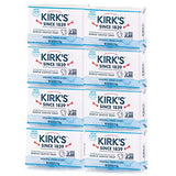 Kirk's Original Coco Castile Bar Soap Original Fresh Scent 4 Ounces (8 Pack)