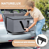 NATURELUX Heavy Duty Moving Bags - Extra Large Packing Bags and Storage Totes, Collapsible and Foldable Option for Moving and Storage, Multicolored, 93 L - 6 Pack