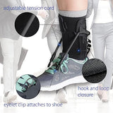 Core Products FootFlexor Foot Drop Brace for Walking, Soft Ankle Foot Orthosis for Men and Women, XSmall - Small