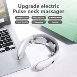 Xpudding Neckology Intelligent Neck Massager with Heat, Electric Pulse Neck Massager for Pain Relief, Wireless Neck Massager for Women