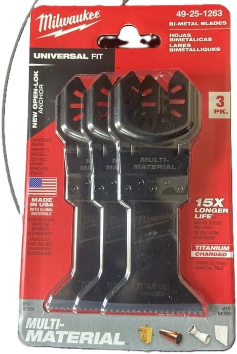 MILWAUKEE'S Multi Tool Blade Pack,PK3, (49251263)