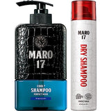 MARO17 Perfect Wash Shampoo, Cool, 11.2 fl oz (330 ml) Body & Dry Shampoo, Citrus Wood, 3.3 oz (95 g)