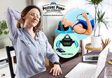 Posture Pump® Neck Exercising Dual Cervical Spine Disc Hydrator® Pump | Relieves Neck & Upper Back Pain Stiffness | Neck Shoulder Pain Relief Posture Control (Dual Air Cell Model 1400-D)