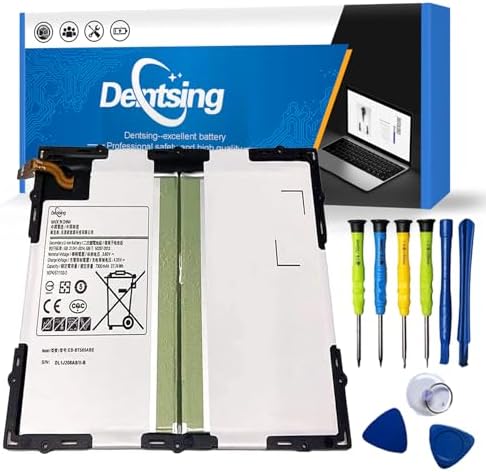 Dentsing EB-BT585ABE (3.8V 27.74Wh/7300mAh) Replacement Battery for Samsung Galaxy 10.1" 2016 SM-T580 SM-P580 SM-T585C SM-P585M SM-T587 SM-T587P Series Tablet EB-BT585ABA 1ICP4/67/103-2