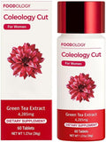 FOODOLOGY Coleology Cut (Pack of 1-60 Tablets, 30 Days) - Green Tea Extract. Vitamins & Minerals.