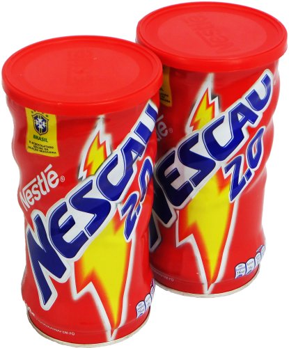 Nestlé - Nescau 2.0 - Chocolate Powder - 13 oz (PACK OF 02) | Achocolatado em Pó - 370g