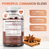 Ceylon Cinnamon Gummies – 2000 mg Per Serving, Vegan & Gluten-Free (60 Chews)