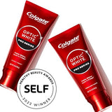 Colgate Optic White Pro Series Whitening Toothpaste with 5% Hydrogen Peroxide, Stain Prevention, 3 oz Tube, 2 Pack