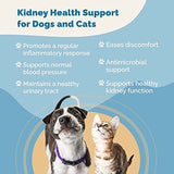 Kidney Health Support Supplement for Pets | Natural Cat & Dog Kidney Support | Herbal Formula Helps Inflammation & Symptoms of Kidney Issues | by Prana Pets