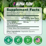 Chlorophyll Liquid Drops 6000 mg - Premium Liquid Chlorophyll Supplement - All-in-One Antioxidant for Immune Boost, Energy Increase, Digestion Support & Fast Detox - Non-GMO, Vegan