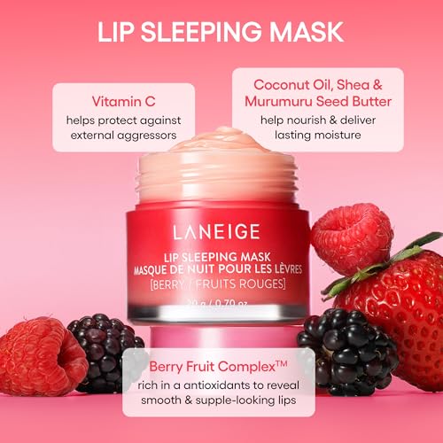 LANEIGE Dream Team Trio: Water Sleeping Mask, Lip Sleeping Mask, Bouncy and Firm Mask, Barrier-Boosting Hydration Travel Sized