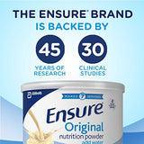 Ensure Original Nutrition Shake Powder with 9 Grams of Protein, Meal Replacement Shakes, Vanilla, 14 Oz, 3 Count