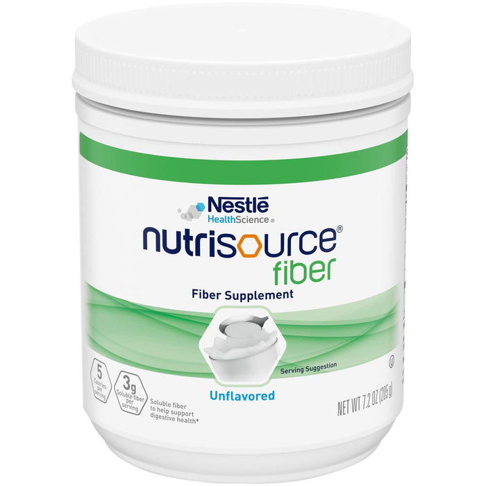 NutriSource Fiber Dietary Fiber Nutritional Supplements, Unflavored, 7.2 Ounce (Pack of 4)
