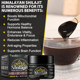 Pure Shilajit Extract - 85+ Trace Minerals & Fulvic Acid - 100% Authentic Resin for Metabolism Boost, Immune System Support, and Anti-Fatigue - Solvent-Free & Chemical-Free
