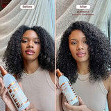 Mizani 25 Benefit Miracle Milk Leave in Conditioner | Heat Protectant and Detangler Spray| Formulated with Coconut Oil | For Frizzy & Curly Hair | 13.5 fl oz