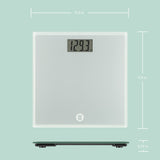 Weight Watchers Scales by Conair Scale for Body Weight, Digital Bathroom Scale in Glass