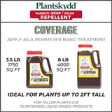 Plantskydd PS-VRD-3 Granular Animal Repellent for Deer, Rabbits and Voles, Also for Deer, elk, Moose, Hares, Voles, Squirrels, Chipmunks and Other Herbivores 3.5 LB Granular Shaker Jug (3.5 LB)