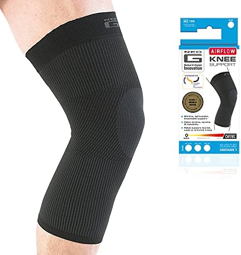 Neo-G Knee Sleeve for Daily wearing, Sports - Good for Sprains, Strains, Weak Muscles - Knee Sleeves for Men Women - Airflow
