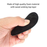 DR. FOOT Supination & Over-Pronation Corrective Shoe Inserts, Medial & Lateral Heel Wedge Insoles for Foot Alignment, Knee Pain, Bow Legs, Osteoarthritis - 3 Pairs (Black)